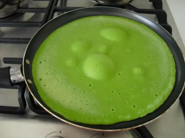 Yeşil krep nasıl yapılır enfes tat! - Resim: 4