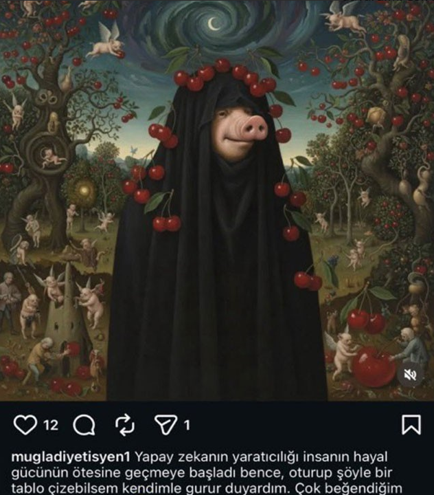 Domuza çarşaf giydirip paylaşan diyetisyene yeni şok serbest kaldım sanırken... - Resim: 0