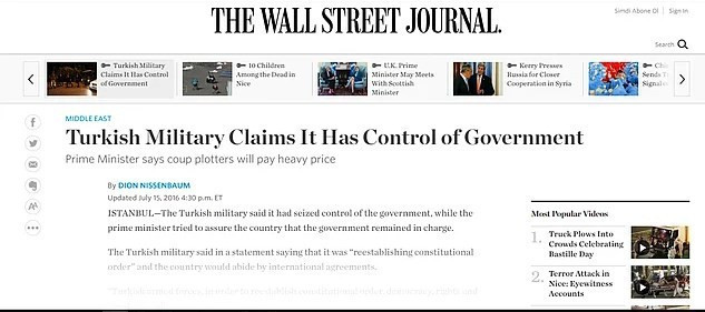 Darbe teşebbüsüne Dünya yorumu - Resim: 1