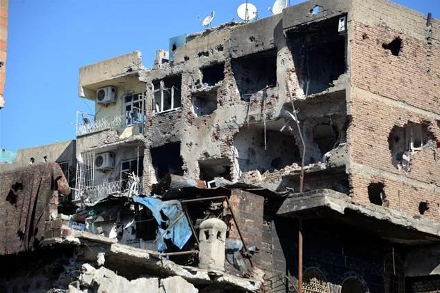 Sur son durum ilçe harabeye döndü işte son hali - Resim: 1