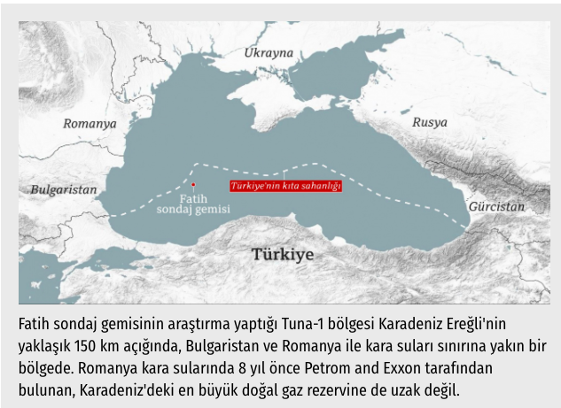 Tuna 1 kuyusu haritada nerede Tuna 1 ve Kıyıköy hangi bölgede? - Resim: 0