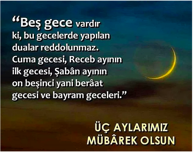 3 aylar mesajları Diyanet 3 aylar karşılama resimli kutlama sözleri - Resim: 4