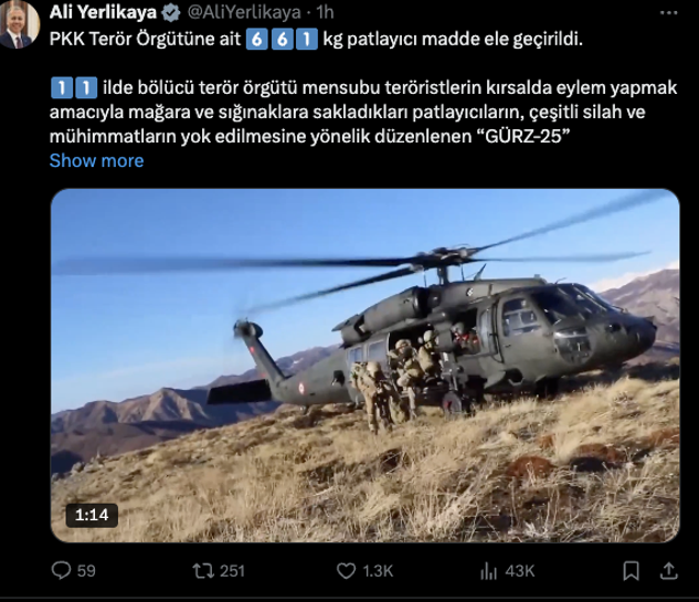 Terör örgütüne 11 ilde Gürz-25 operasyonu! Bakan Yerlikaya detayları açıkladı - Resim: 1