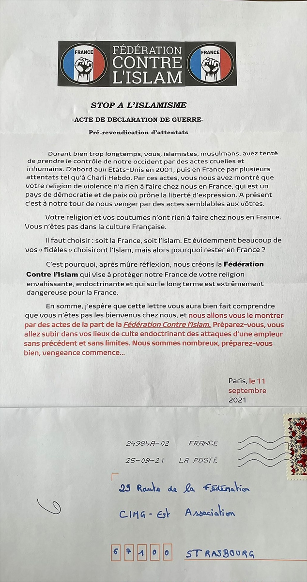 Fransa'da Eyüp Sultan Camisi'ne korkunç tehdit: Savaş ilanı, intikam başlıyor - Resim: 0