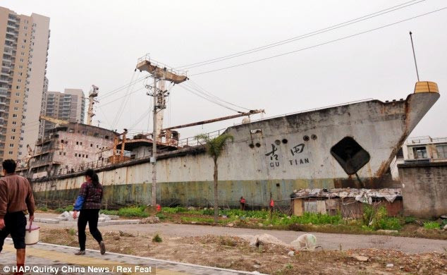 Çin'de beton gemi yaptılar - Resim: 1