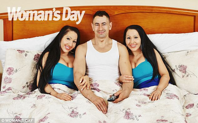 İkiz kız kardeşler aynı erkeği paylaşıyor! Dünyanın en sıradışı aşkı - Resim: 4