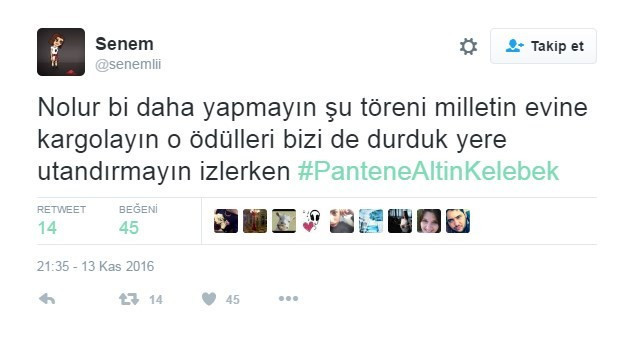 Altın Kelebek Ödül törenine sosyal medya tepkisi - Resim: 4