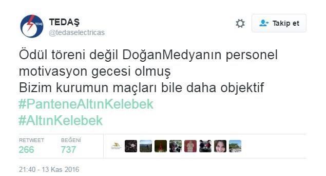 Altın Kelebek Ödül törenine sosyal medya tepkisi - Resim: 3
