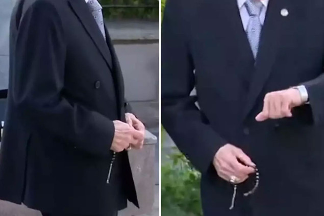 Devlet Bahçeli, Cumhurbaşkanı Erdoğan'ı elinde tespihle bekledi - Resim: 0