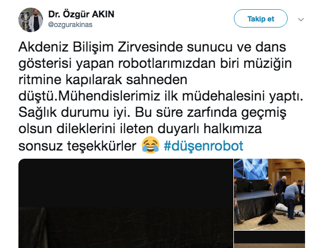 Kendisini müziğin ritmine kaptıran Konyalı robot sahneden düştü - Resim: 2