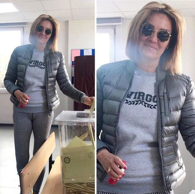 Pınar Altuğ'un vücut hatlarını belli ettiren taytı olay oldu! Fotoğrafı hemen sildi - Resim: 2