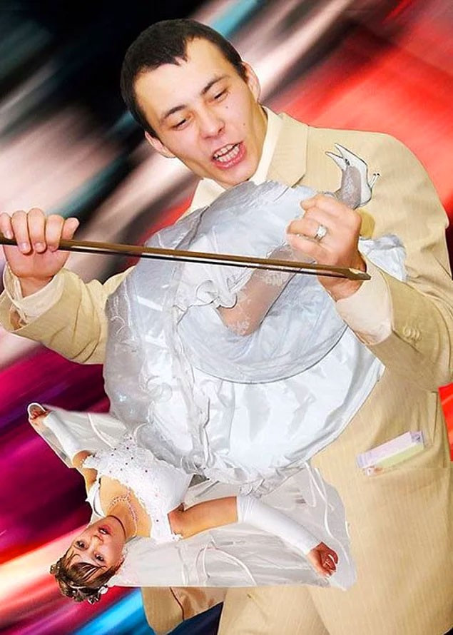 Acayip düğün fotoğrafları konusunda yalnız değiliz! - Resim: 2