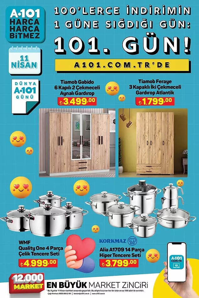 A101'de 11 Nisan çılgınlığı! İndirimli aktüel ürünler yayınlandı: İphone 11, Playstation 5 ve Robot süpürge... - Resim: 6