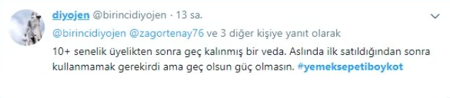 Yemeksepeti CEO'sunun Yıldırım ile ilgili paylaşımına tepkiler artıyor! - Resim: 1