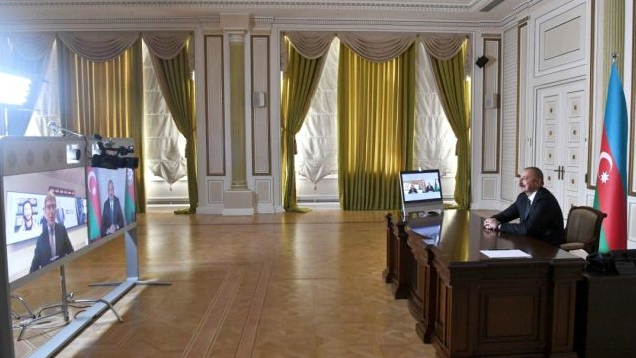 Aliyev, "Türkiye sizi savaşa zorluyor" diyen ABD'li muhabire öyle bir yanıt verdi ki... - Resim: 0