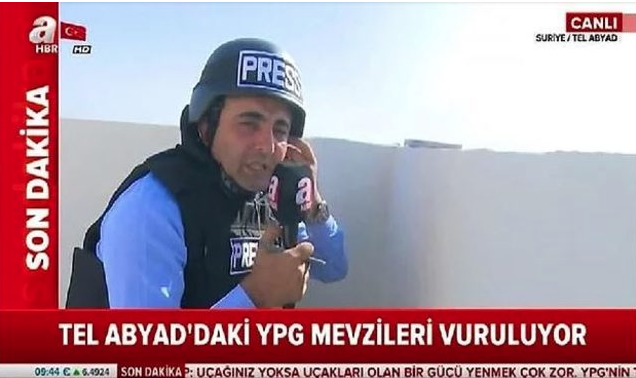 A Haber muhabirinin sınırdaki görüntüsü olay yaratmıştı! Açıklama geldi - Resim: 0