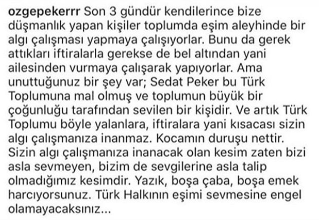 Kaçtı denilen Sedat Peker efkarın dibine vurdu! Eşi de mesaj yayınladı - Resim: 1