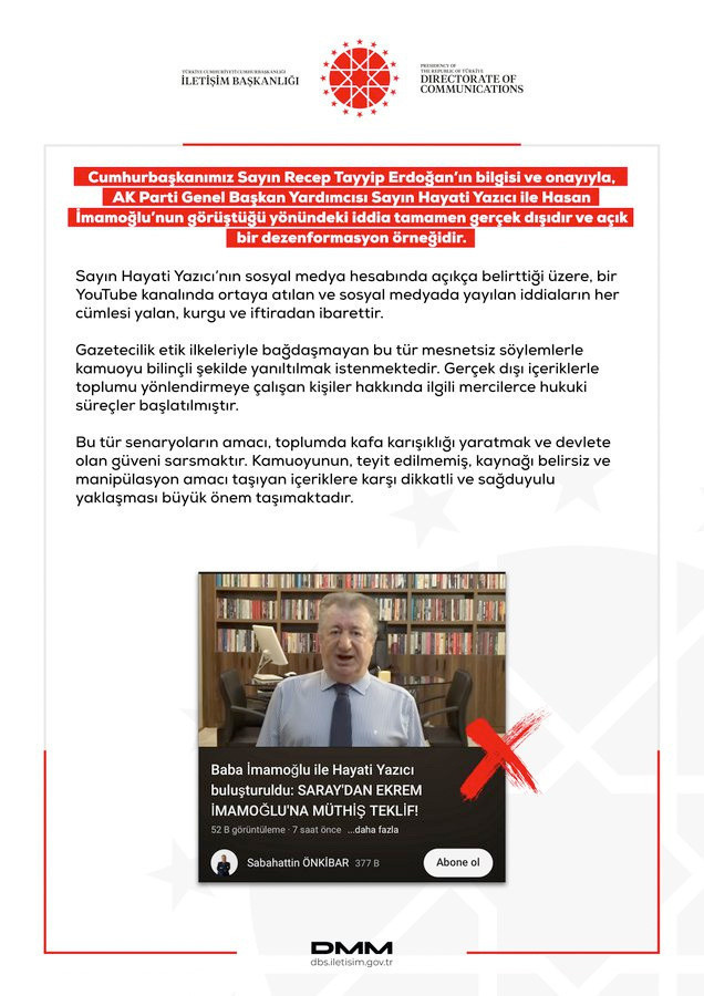 Baba Hasan İmamoğlu ile görüşen Hayati Yazıcı teklif götürdü iddiası! Yazıcı'dan sert tepki - Resim: 0