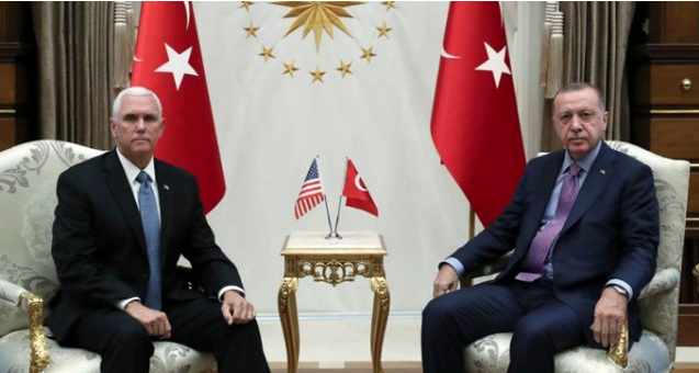 Erdoğan'la görüşen Mike Pence açıkladı; YPG güvenli bölgeden çekilecek - Resim: 0