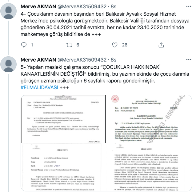 Merve Akman twitleri ile olay! Elmalı davasındaki çocukların annesi şoke etti - Resim: 1