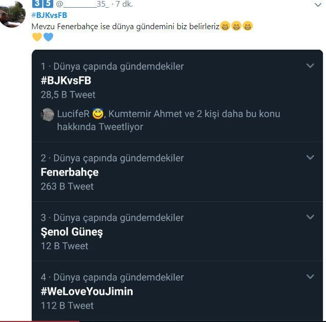 Beşiktaş Fenerbahçe maçı 3-3 bitince Twitter'da dünya listesine girdi - Resim: 2