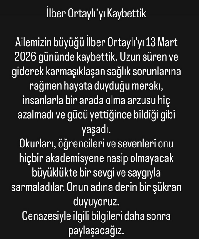 İlber Ortaylı yaşama veda etti! Ölüm nedeni ne kızı ve eşi kimdir? - Resim: 0