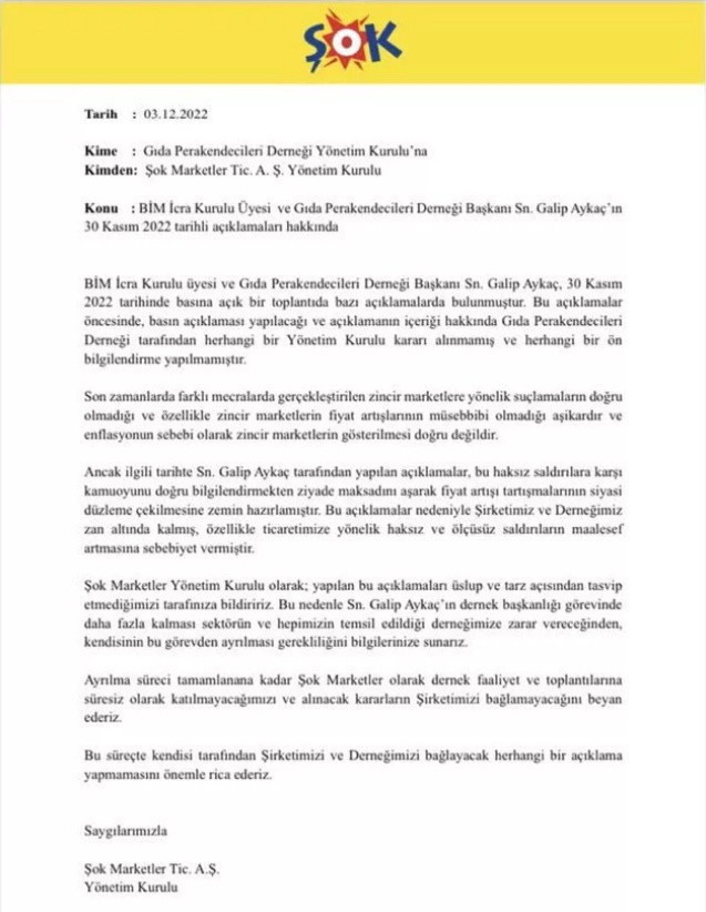 BİM CEO'su Galip Aykaç istifa etti: Şok Marketler çağrı yapmıştı! - Resim: 2