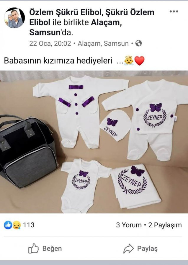 İdlib şehidinin eşinden yürek burkan paylaşım kızına hediyeler almış - Resim: 0