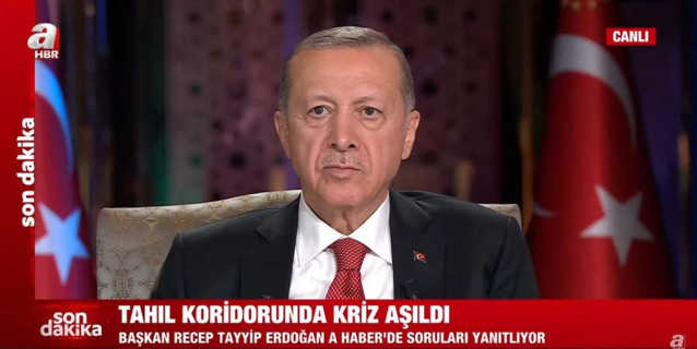 Cumhurbaşkanı Erdoğan: Putin'i dün aradım, bugün tahıl koridorunu açtılar - Resim: 0