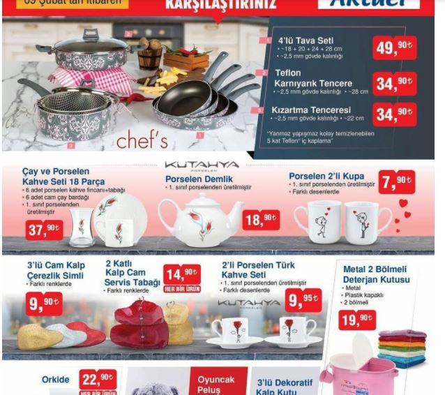 BİM 9 Şubat aktüel perşembe indirimli ürünler kataloğu - Resim: 3