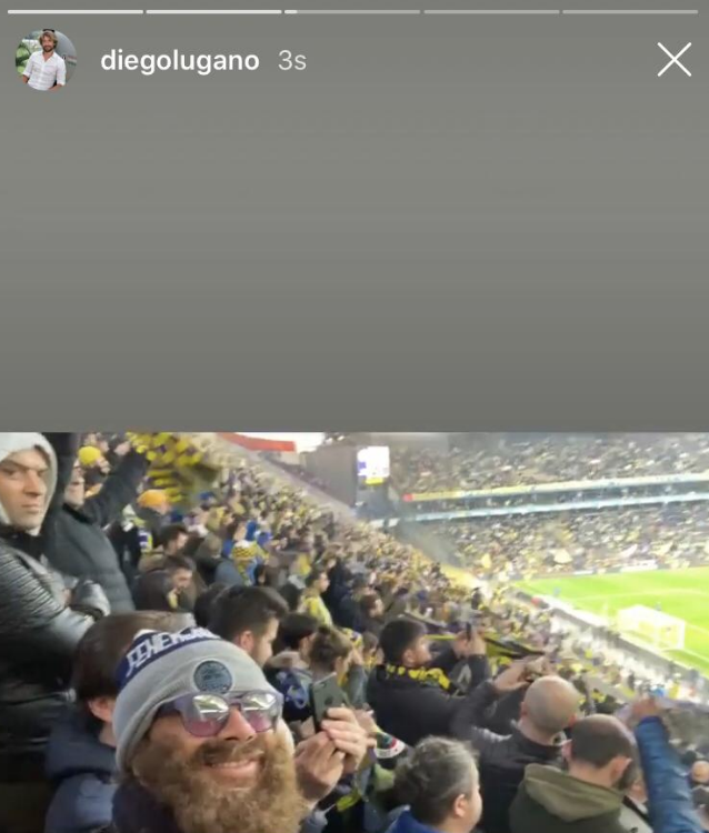 Diego Lugano kılık değiştirerek derbiyi izledi - Resim: 4