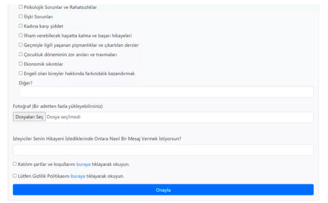 Paylaş Benimle programına nasıl başvuru yapılır TV8 başvuru ekranı - Resim: 0