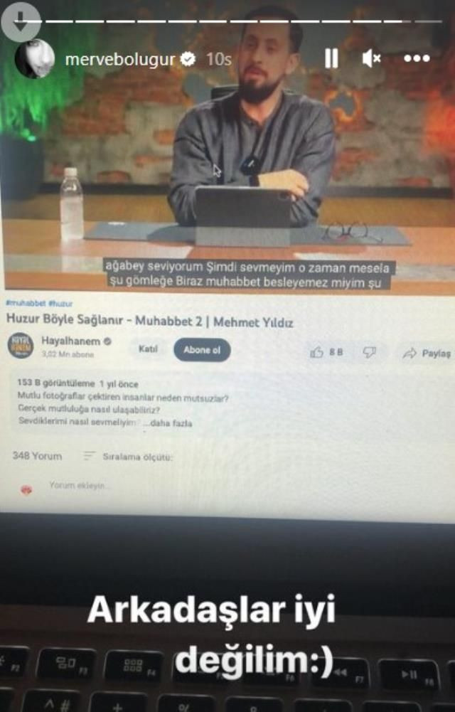 Mert Aydın'dan boşanan Merve Boluğur maneviyata yöneldi dikkat çeken paylaşım! - Resim: 4