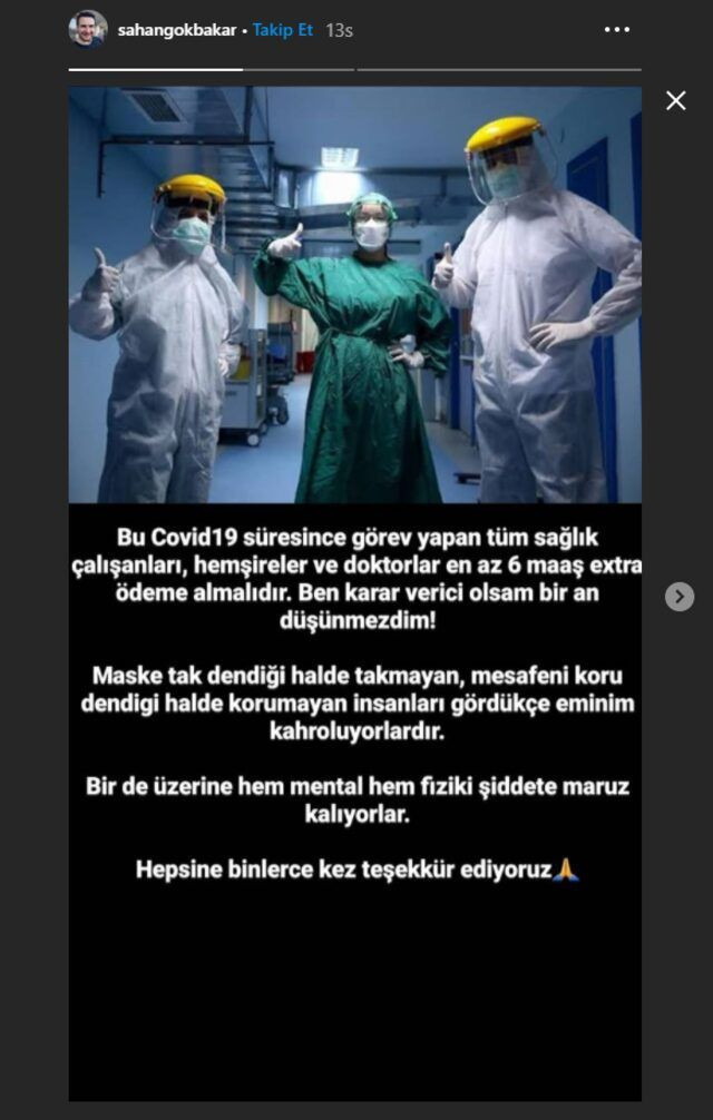 Şahan Gökbakar'dan sağlık çalışanları için dikkat çeken tavsiye! Bakın ne önerdi - Resim: 3