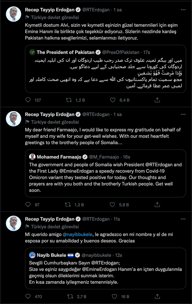 Koronaya yakalanan Cumhurbaşkanı Erdoğan'dan sağlık durumuyla ilgili yeni açıklama - Resim: 4