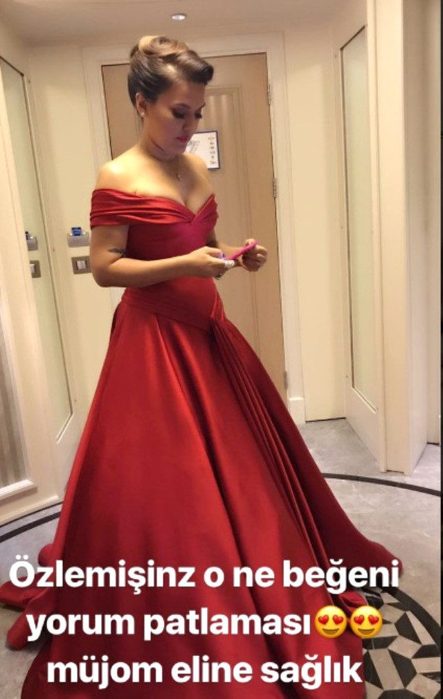 Kırmızı elbisesi ile yorum rekoru kırdı - Resim: 2