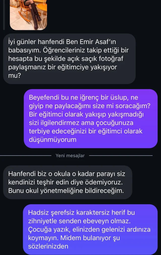 Öğrenci velisinin öğretmene attığı mesaj olay oldu - Resim: 0