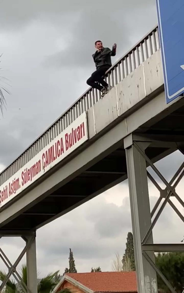 Aydın'da üst geçitten atlayan genç ağır yaralandı - Resim: 0