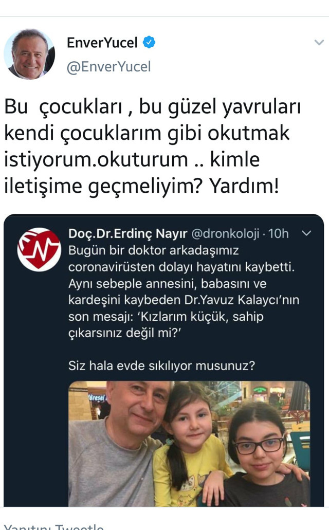 Koronavirüsten hayatını kaybeden doktor: Kızlarım küçük sahip çıkarsınız değil mi? - Resim: 2