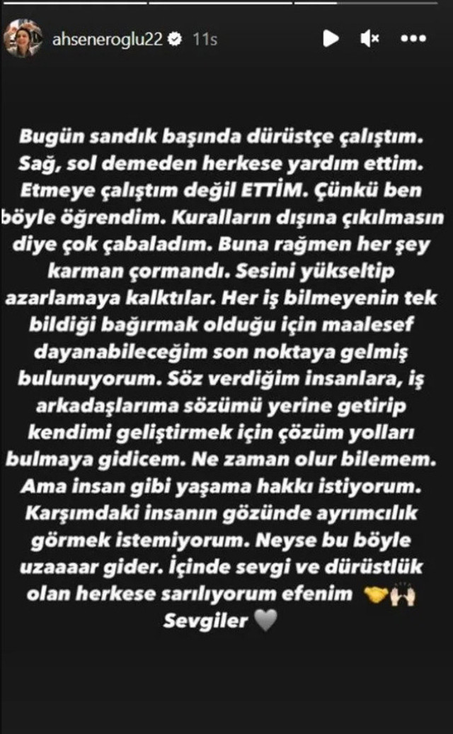 Oyuncu Ahsen Eroğlu kararını verdi! Seçim sonrası ülkeyi terk ediyor: 'Bana gitme vakti göründü" - Resim: 1