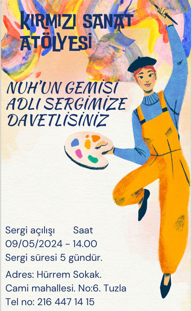 Kırmızı Sanat Atölyesi, 'Nuh’un Gemisi' adlı sergiyi 9 Mayıs'ta açıyor - Resim: 0