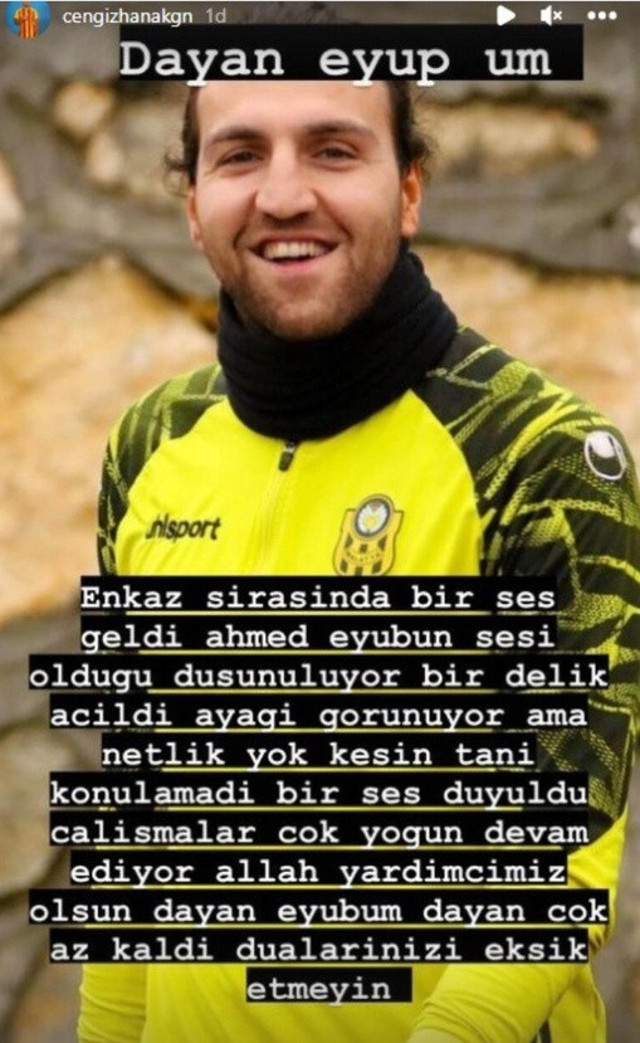 Yılmaz Vural acı haberi duyurdu! Yeni Malatyaspor kalecisi Ahmet Eyüp Türkaslan hayatını kaybetti! - Resim: 0