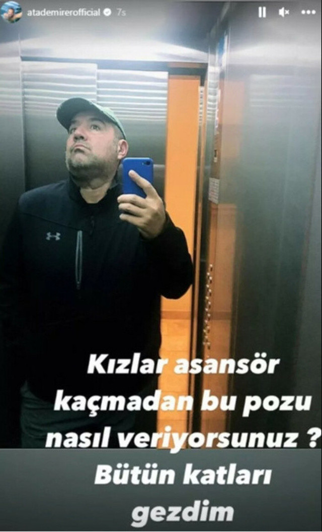 Ata Demirer'in asansör pozu olay oldu! Ayna karşısında "Narsist kız pozu" diyerek böyle tiye aldı! - Resim: 4