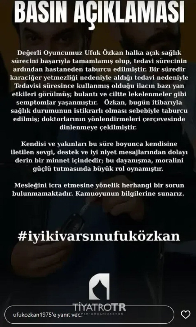 Ufuk Özkan sevenlerini korkutmuştu! Hastaneye kaldırılma nedeni belli oldu... - Resim: 2