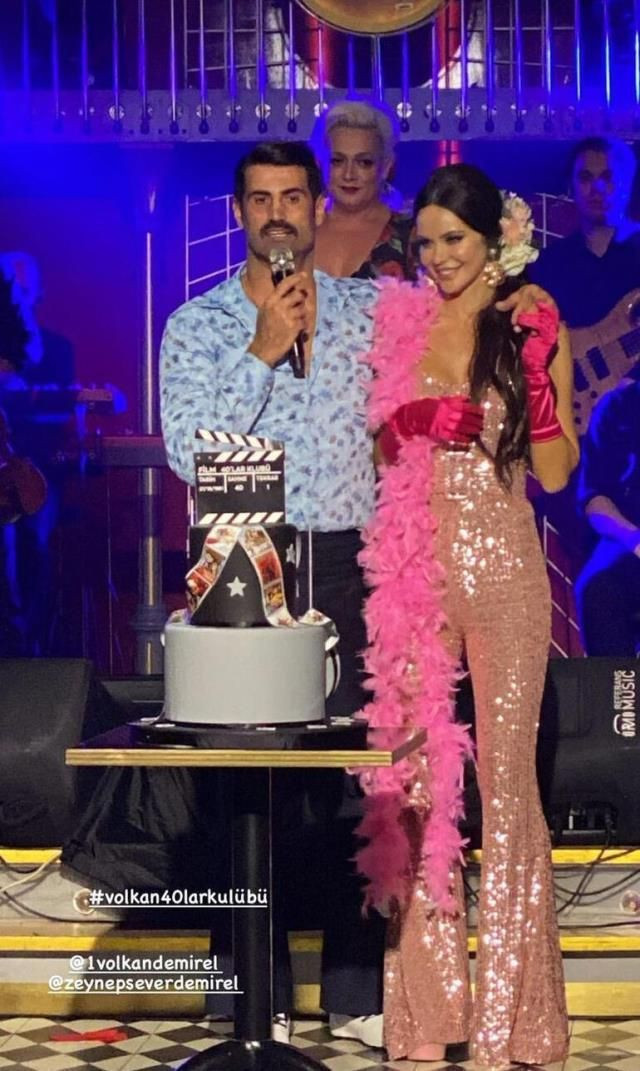 Zeynep Demirel'den eşi Volkan Demirel'e 'Yeşilçam' temalı 40 yaş partisi - Resim: 2