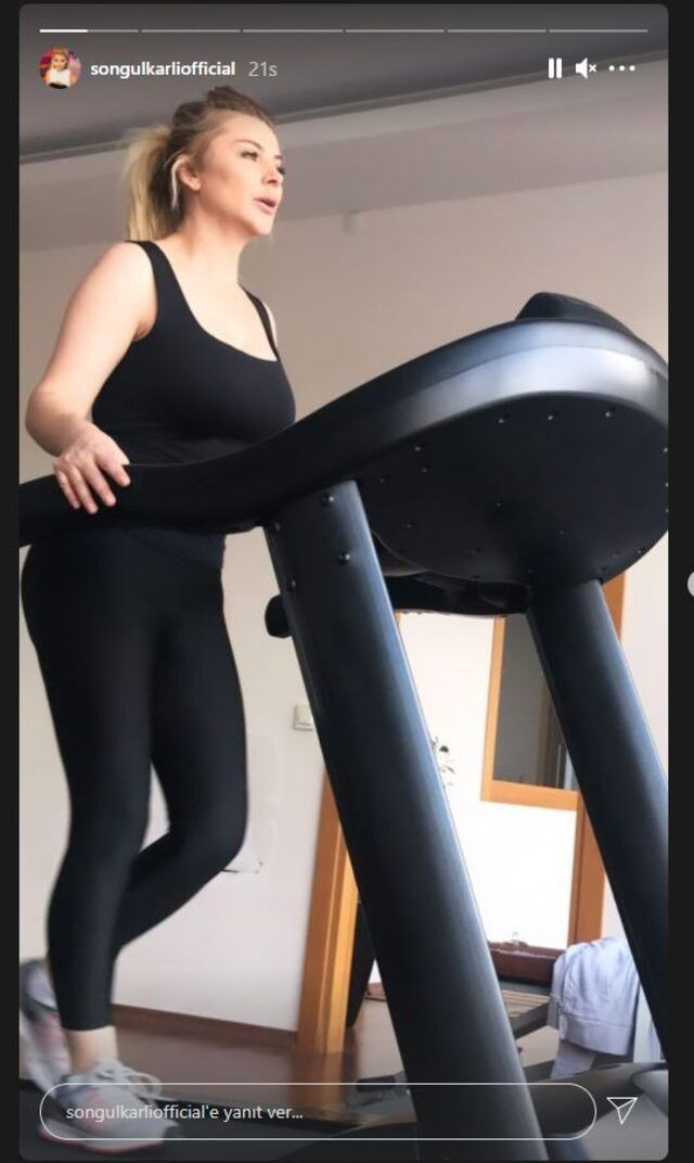 Eski eşinden dayak yediğini söyleyen Songül Karlı kendisini spora verdi pozu olay! - Resim: 4