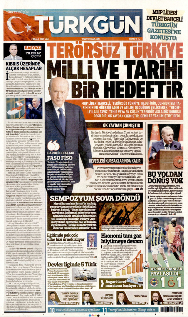 Bahçeli'den flaş MHP içi darbe ve Mesud Barzani açıklaması - Resim: 0