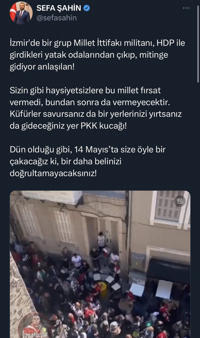 AK Parti İl Başkan yardımcısından mitinge gidenlere ağır hakaret! 'Haysiyetsizler...' - Resim: 0