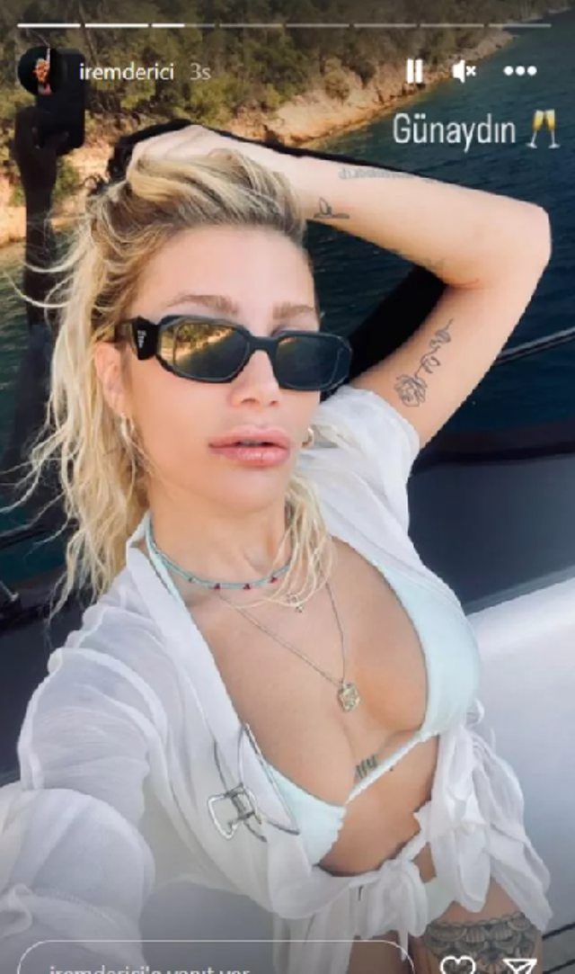 İrem Derici tekne paylaşımıyla büyüledi! "Asla duş almadım" itirafı olay oldu! - Resim: 3
