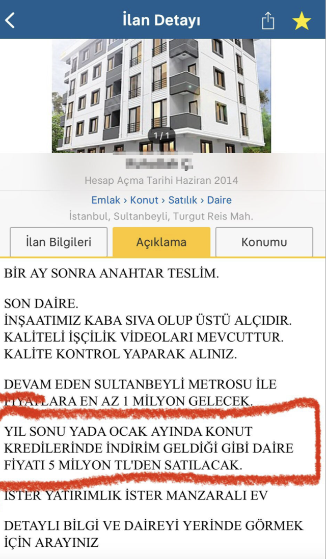 Satılık daire ilanına yazılan not pes dedirtti - Resim: 0